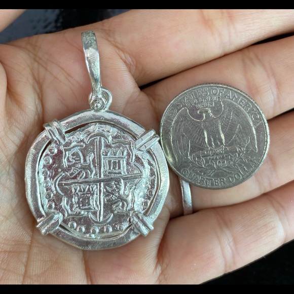 Atocha silver coin pendant - Picture 4 of 6
